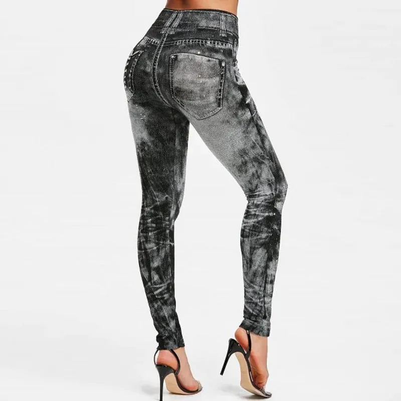 Funki Buys | Pants | Women's High Waist Jeans Jeggings