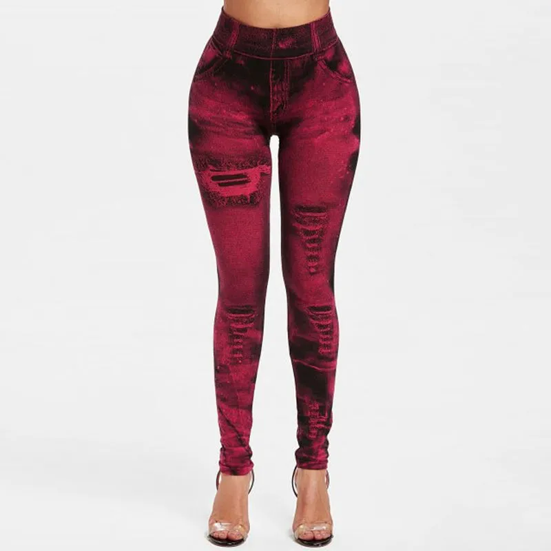 Funki Buys | Pants | Women's High Waist Jeans Jeggings