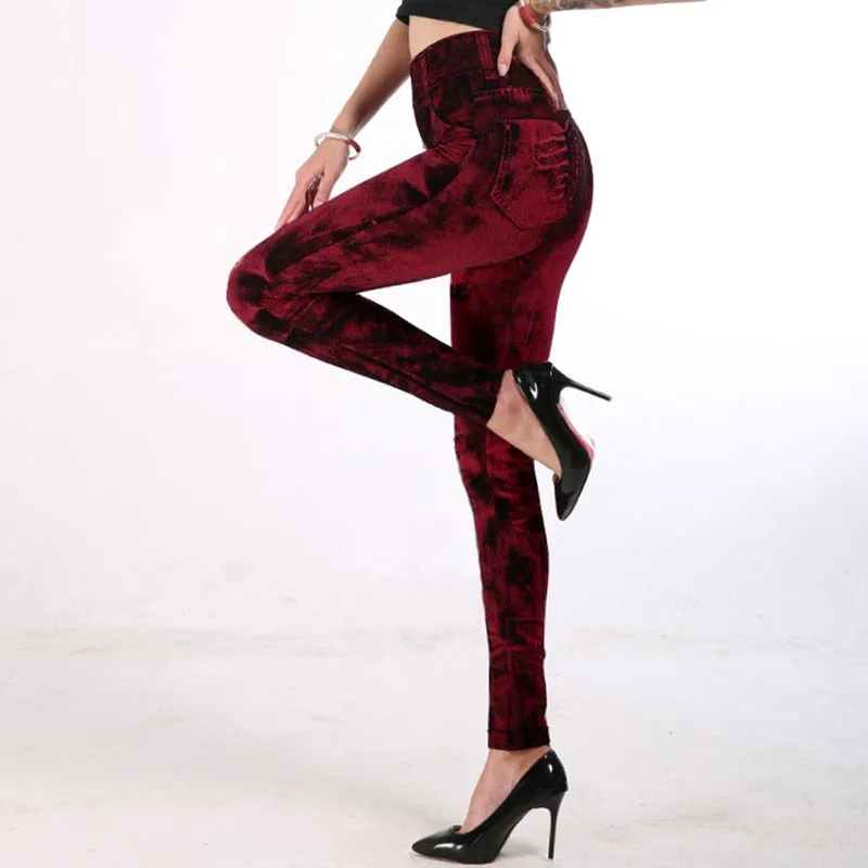 Funki Buys | Pants | Women's High Waist Jeans Jeggings