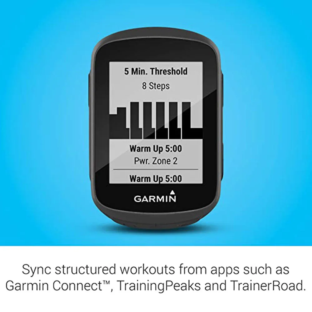 Garmin Edge 130 Plus Download Structure Workouts ClimbPro Pacing Guidance and More GPS Cycling Bike Computer Device Only - 010-02385-00