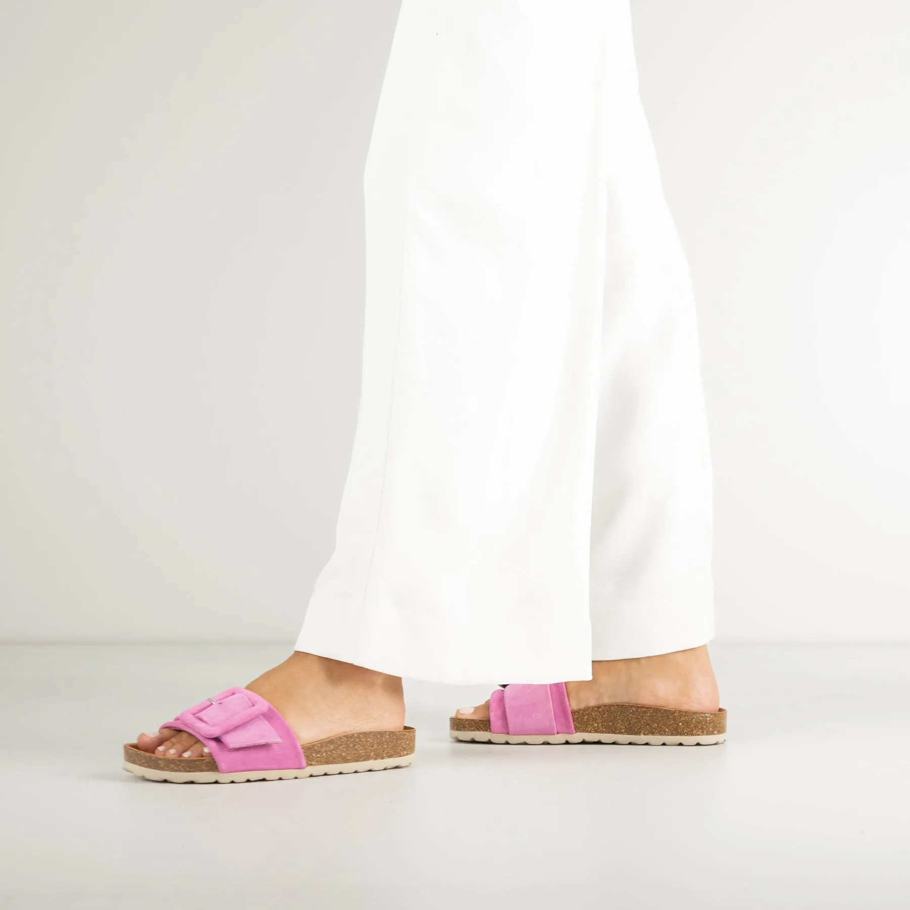 GINGER BUCKLE SANDALS LEATHER