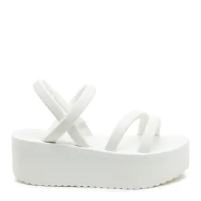 Haven White Platform Sandals