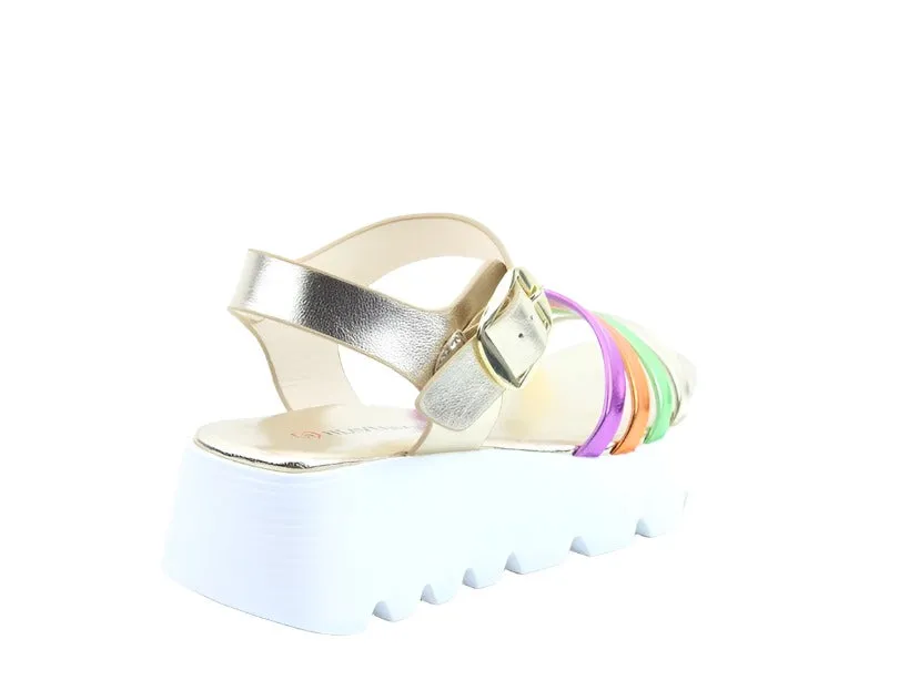 Heavenly Feet Sandal Blossom Gold Multi