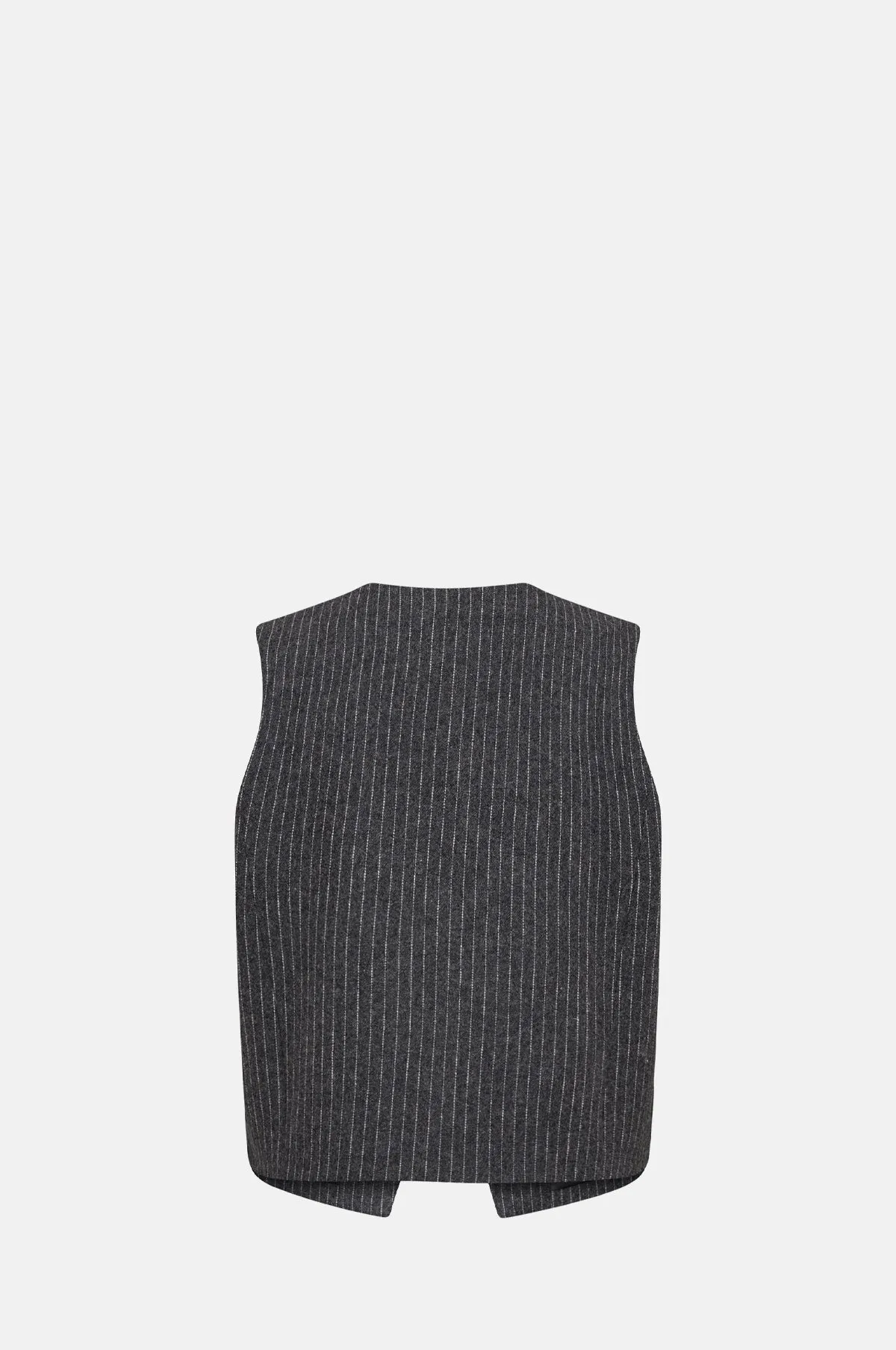 Iris Waistcoat Dark Grey Melange