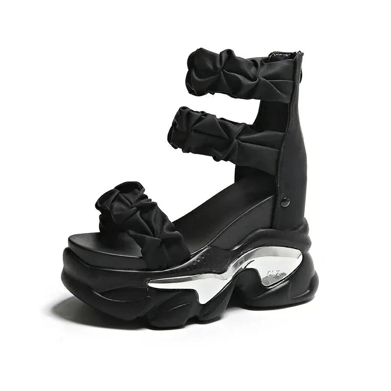 Joskaa 2024 New 90's Chunky Platform Sandals For Women