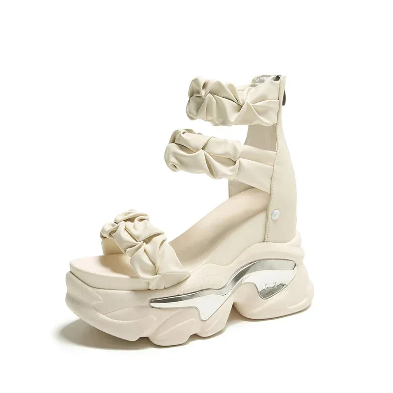 Joskaa 2024 New 90's Chunky Platform Sandals For Women