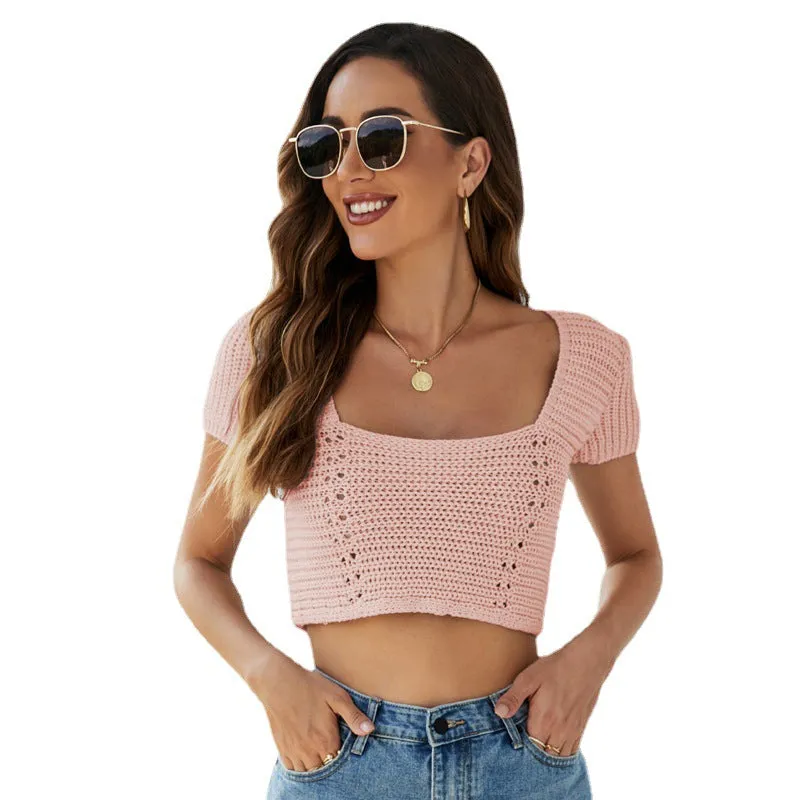 Knitted Summer Crop Top