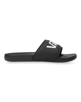 La Costa Slide-On Sandals - Black/White