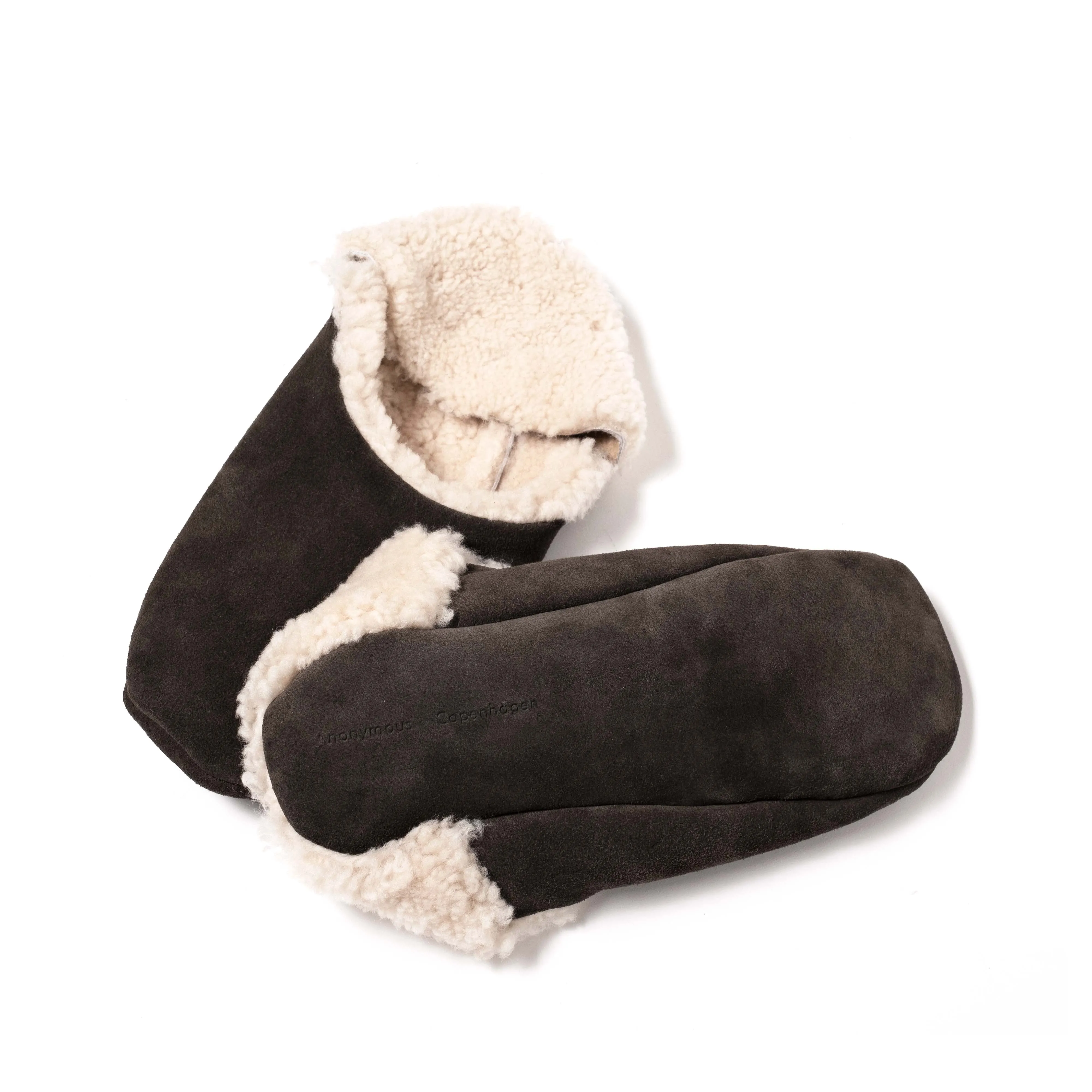 Lambiees shearling Calf Suede Shark grey