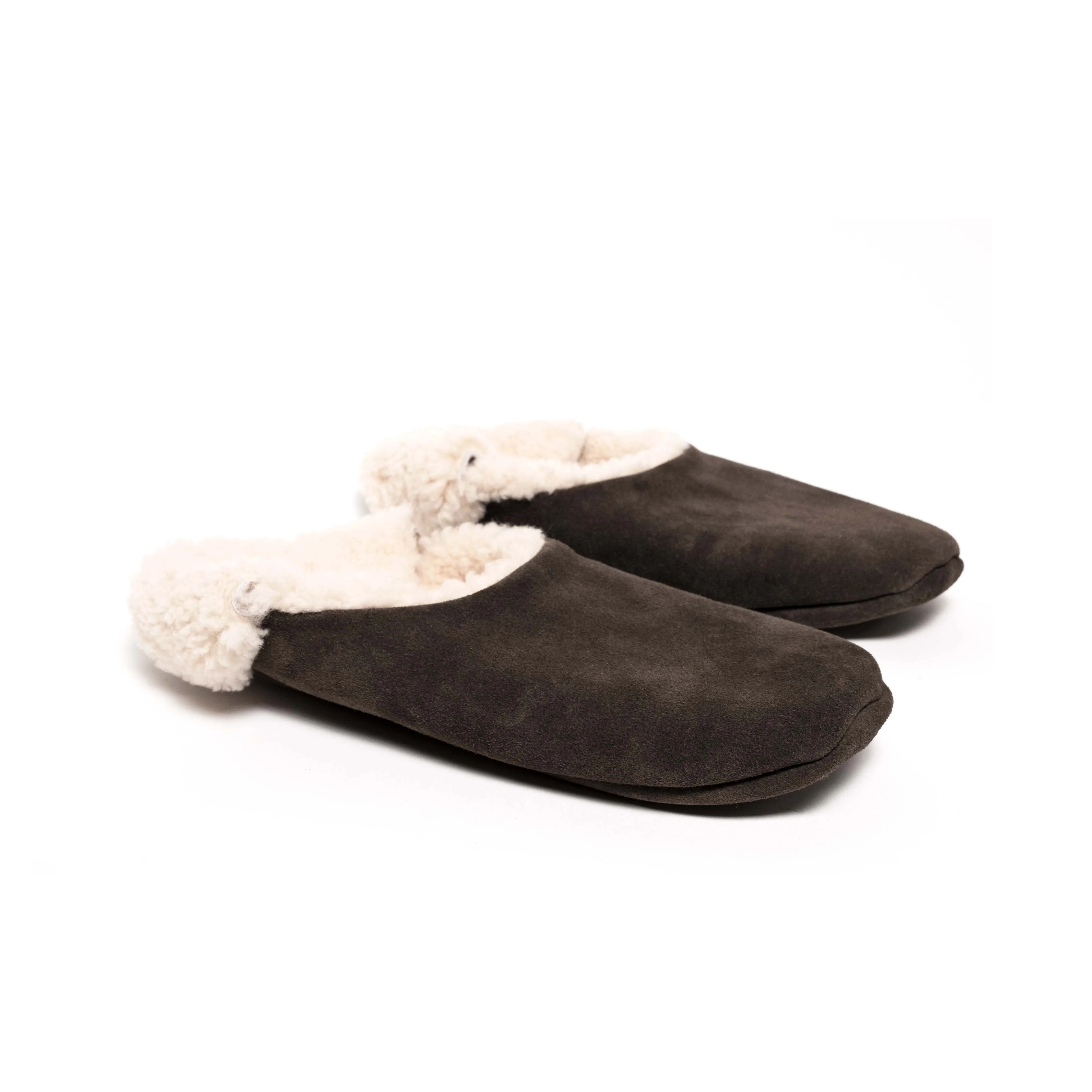 Lambiees shearling Calf Suede Shark grey