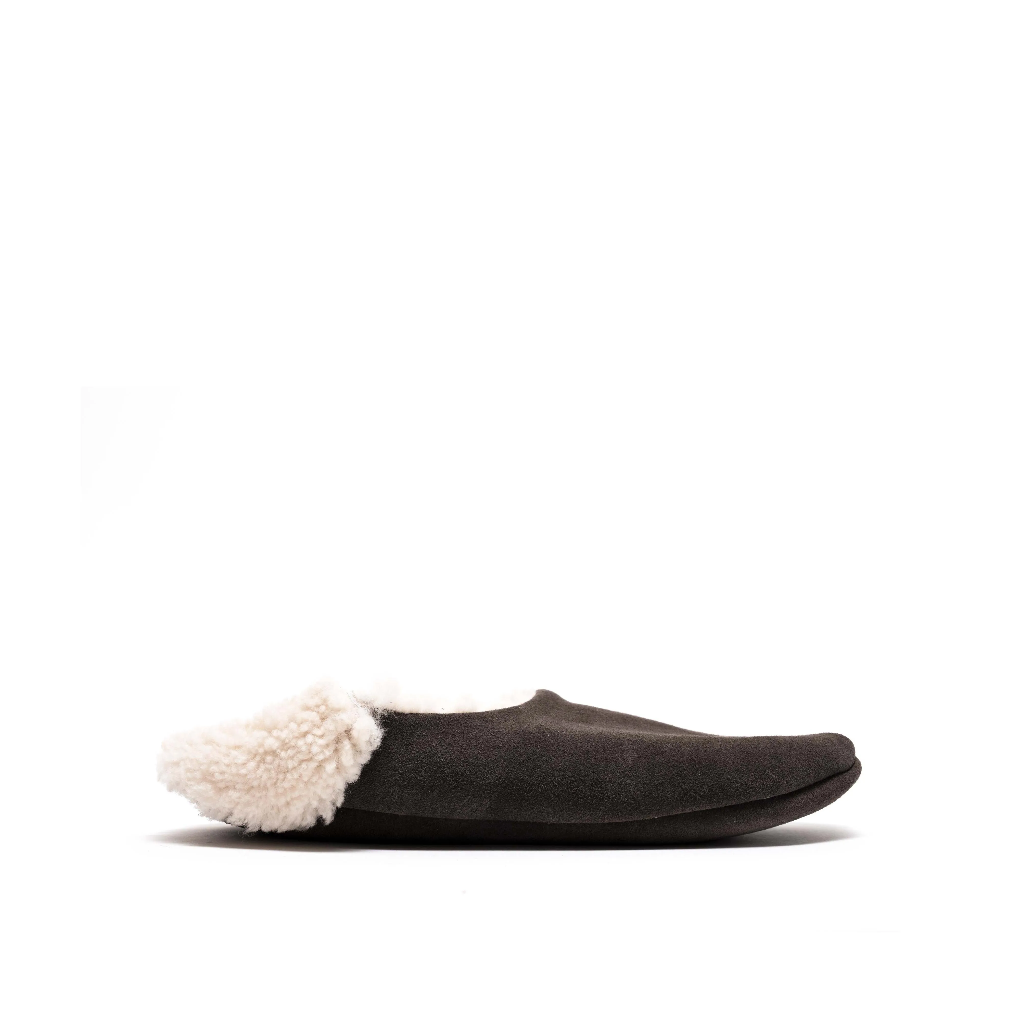 Lambiees shearling Calf Suede Shark grey