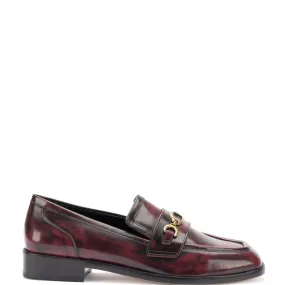 LARROUDE Patricia Loafer | Brushoff Wine Leather