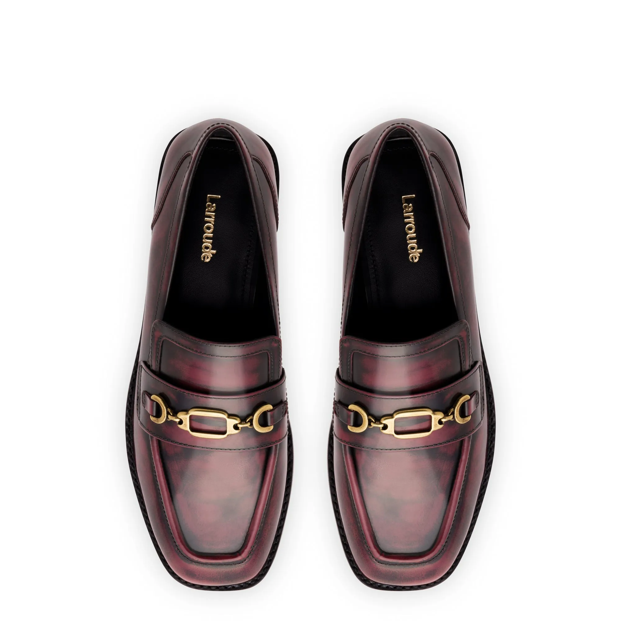 LARROUDE Patricia Loafer | Brushoff Wine Leather