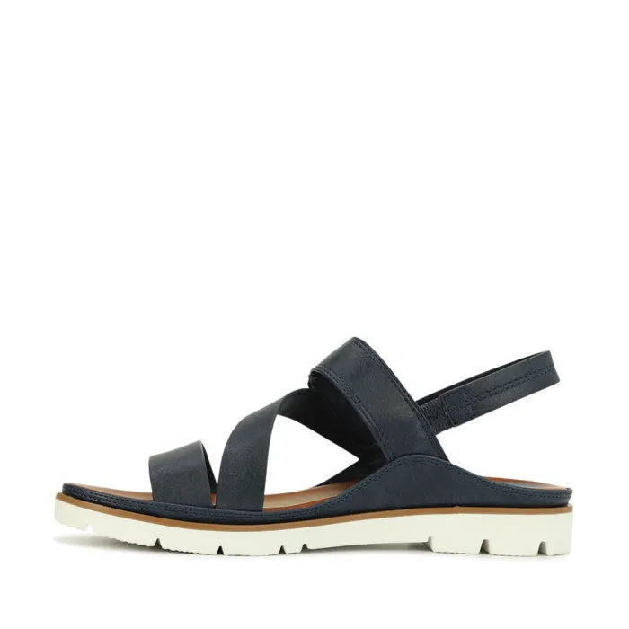 Los Cabos Ashli Sandal With Back Strap Navy