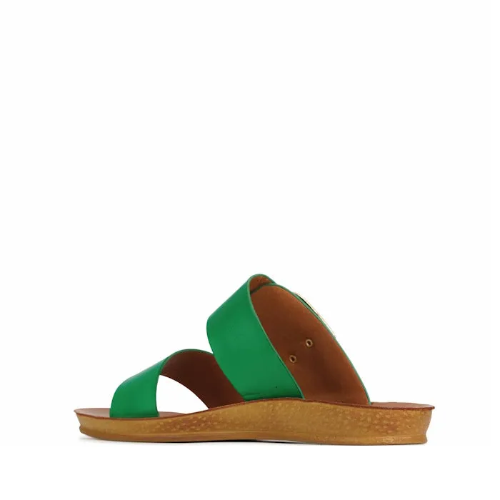 Los Cabos Doti Emerald Green Light Flexible-Sandal