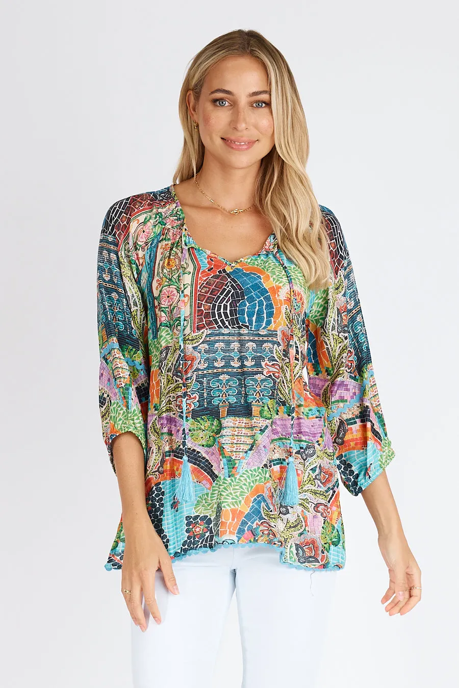 Lula Life  - Mosaic Top - Print