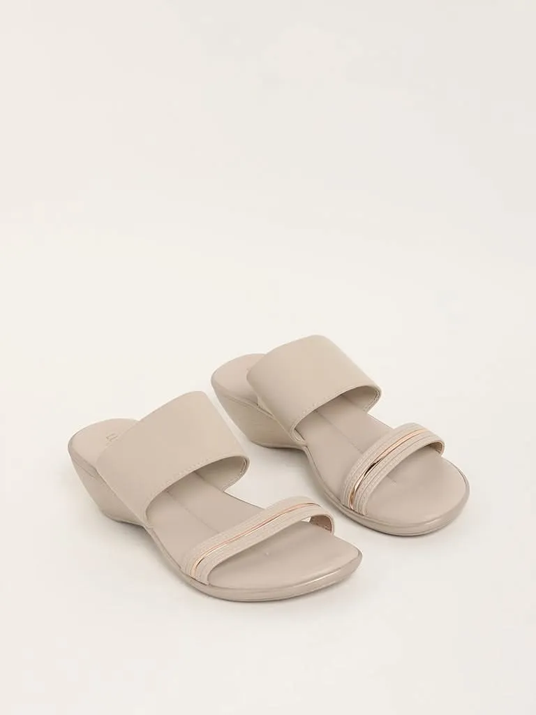 LUNA BLU Ivory Strappy Sandals