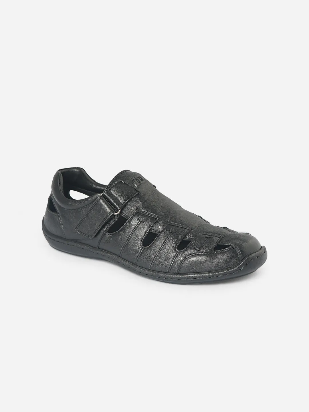 Men's Black Hurache Casual Sandal (ID4033)