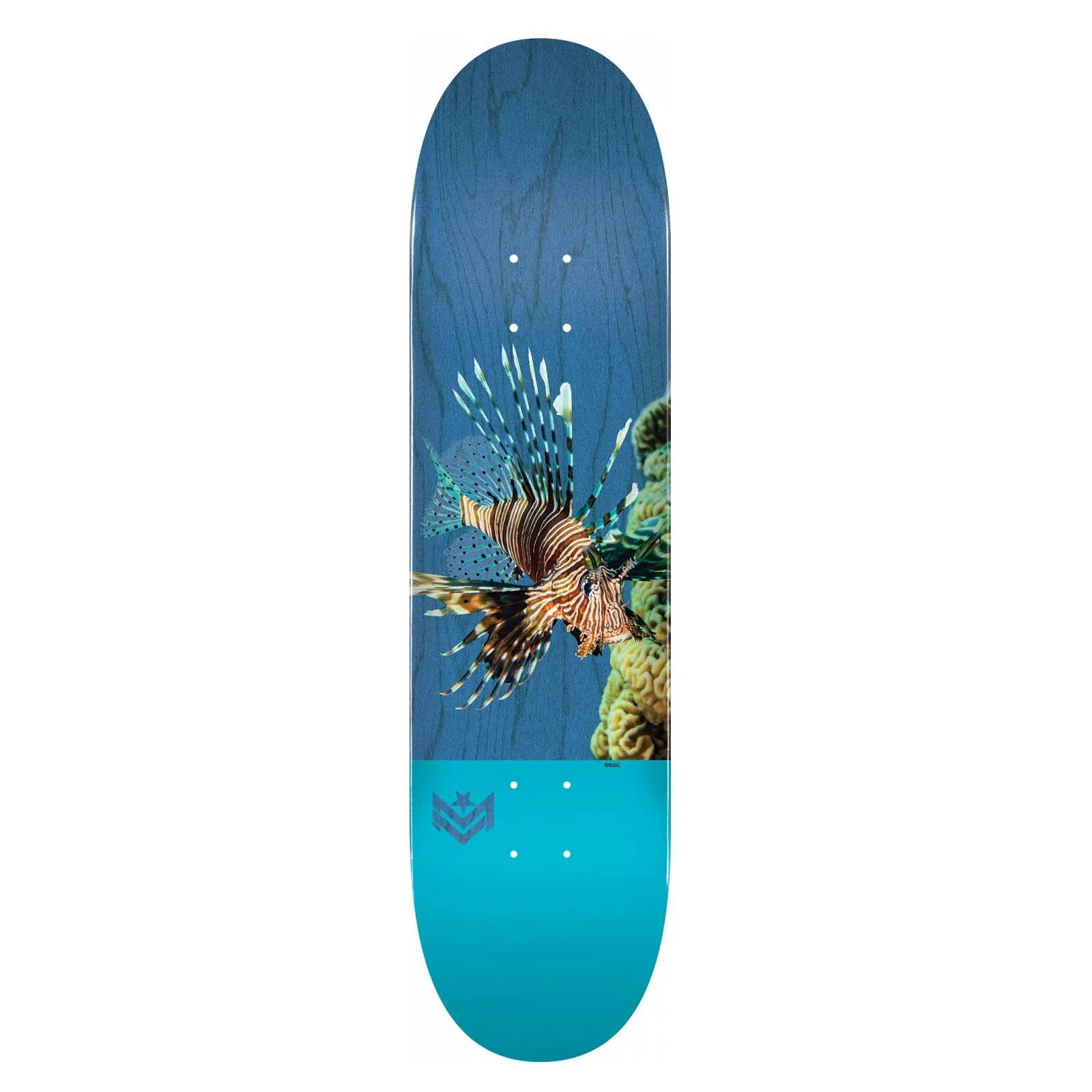 Mini Logo Poison 16 Skateboard Deck 242 - 8.0" Lion Fish