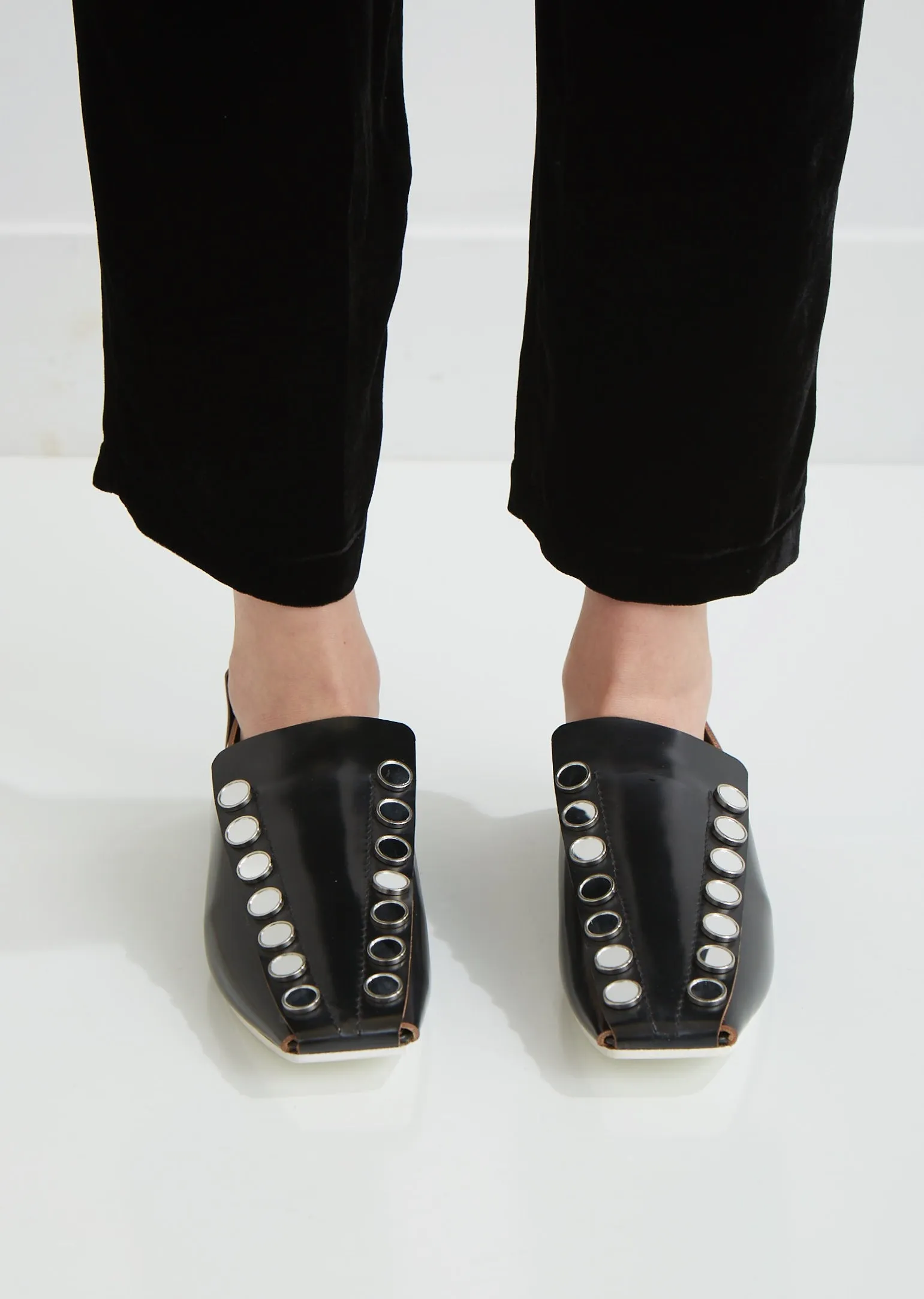 Mirror Leather Loafers