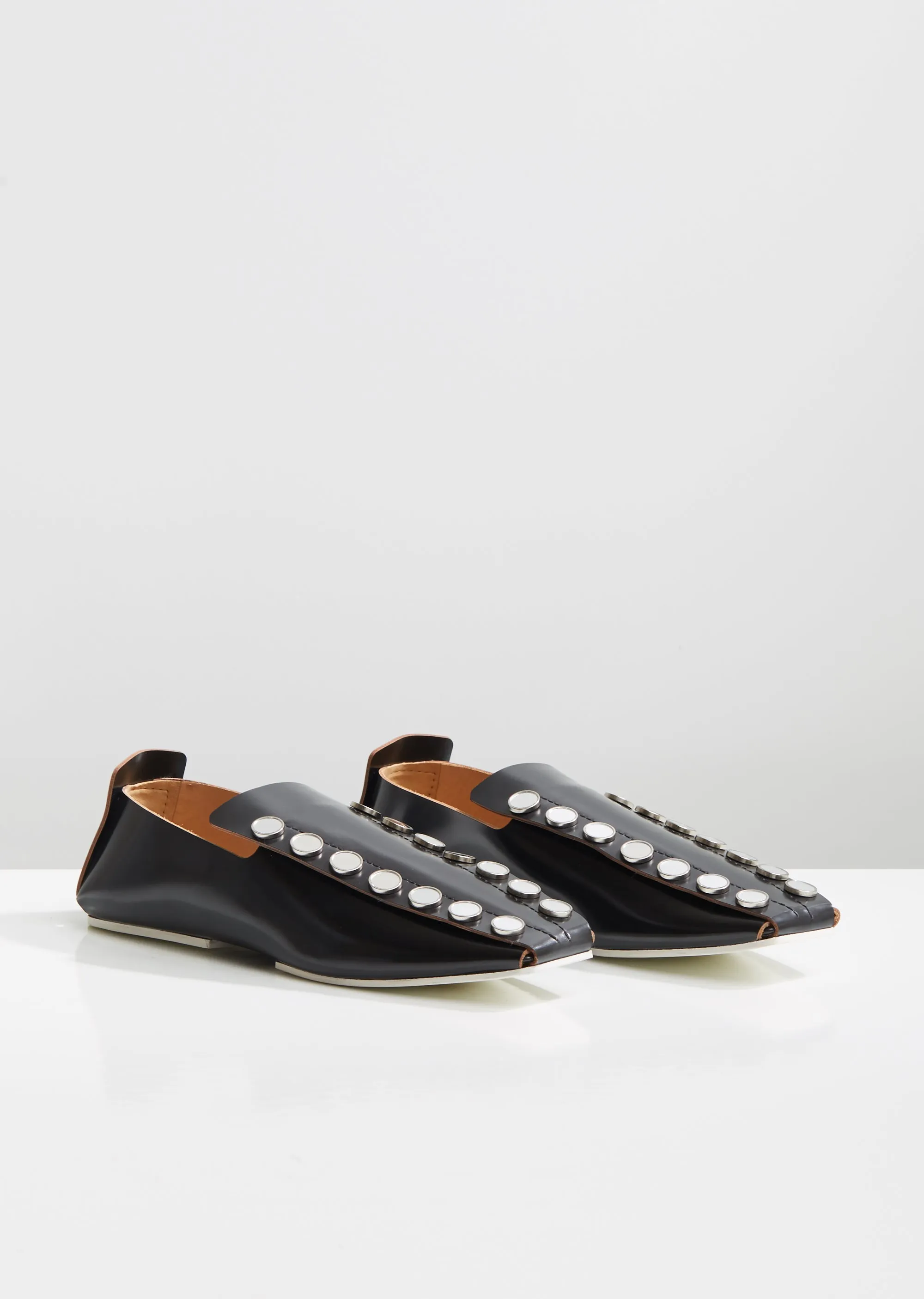 Mirror Leather Loafers