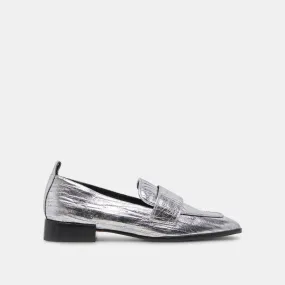 NYGEL LOAFERS GRAPHITE METALLIC LEATHER