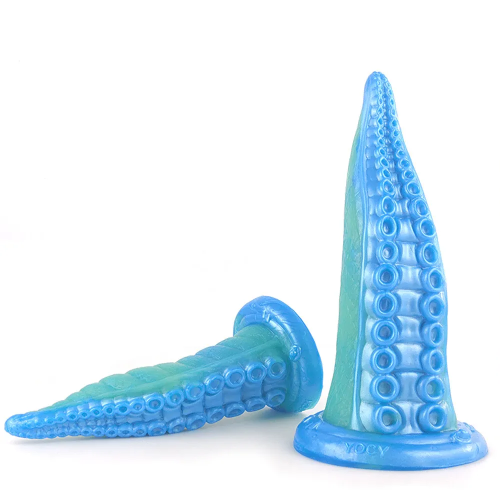 Premium Liquid Silicone Octopus Tentacle-Shaped Anal Plug