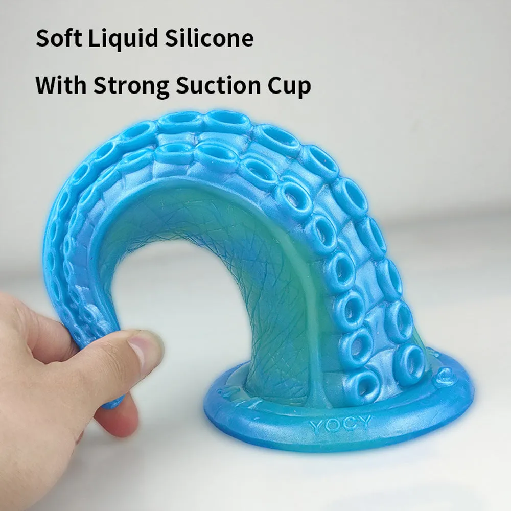 Premium Liquid Silicone Octopus Tentacle-Shaped Anal Plug