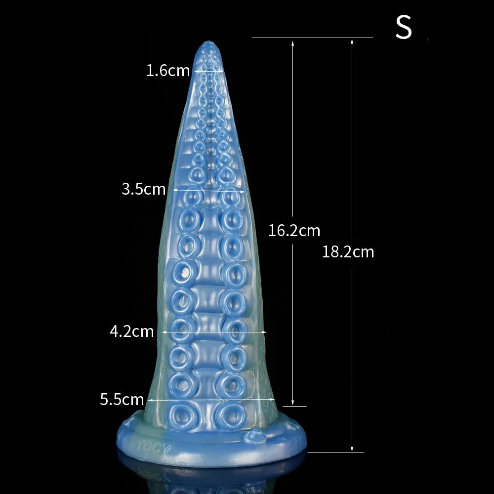 Premium Liquid Silicone Octopus Tentacle-Shaped Anal Plug