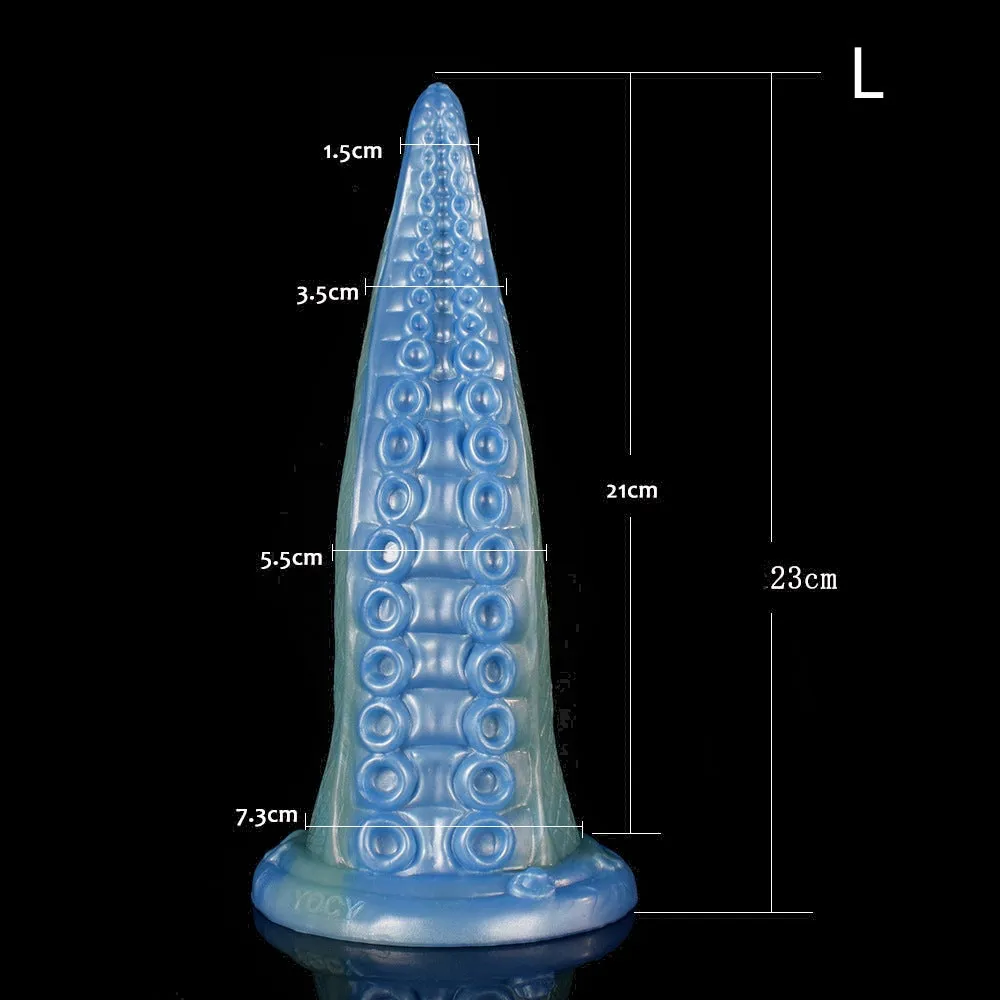 Premium Liquid Silicone Octopus Tentacle-Shaped Anal Plug