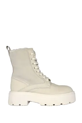 Olimpia Tie Boots - Bianco