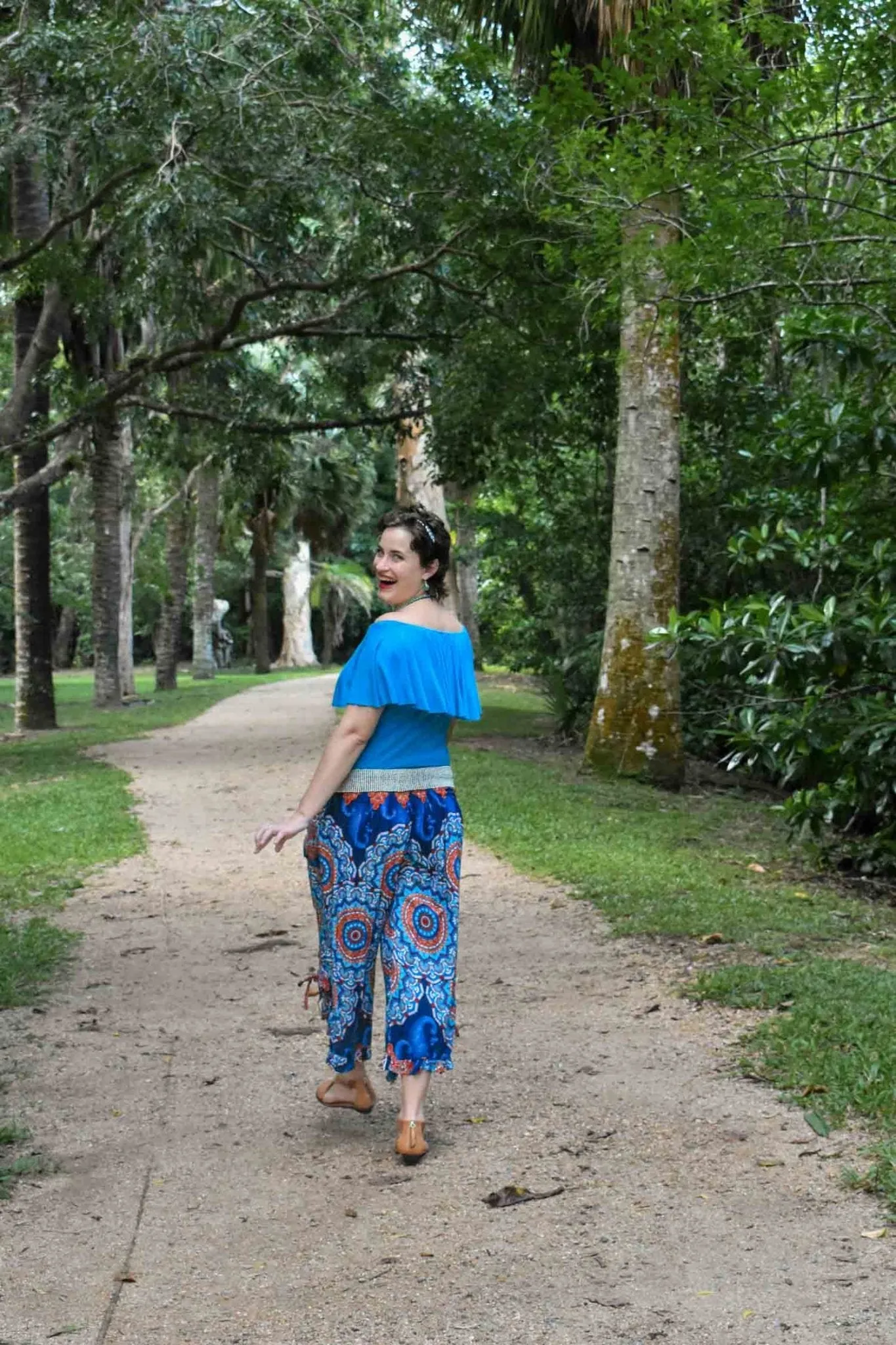 Passport Pants - Passionflower Blue