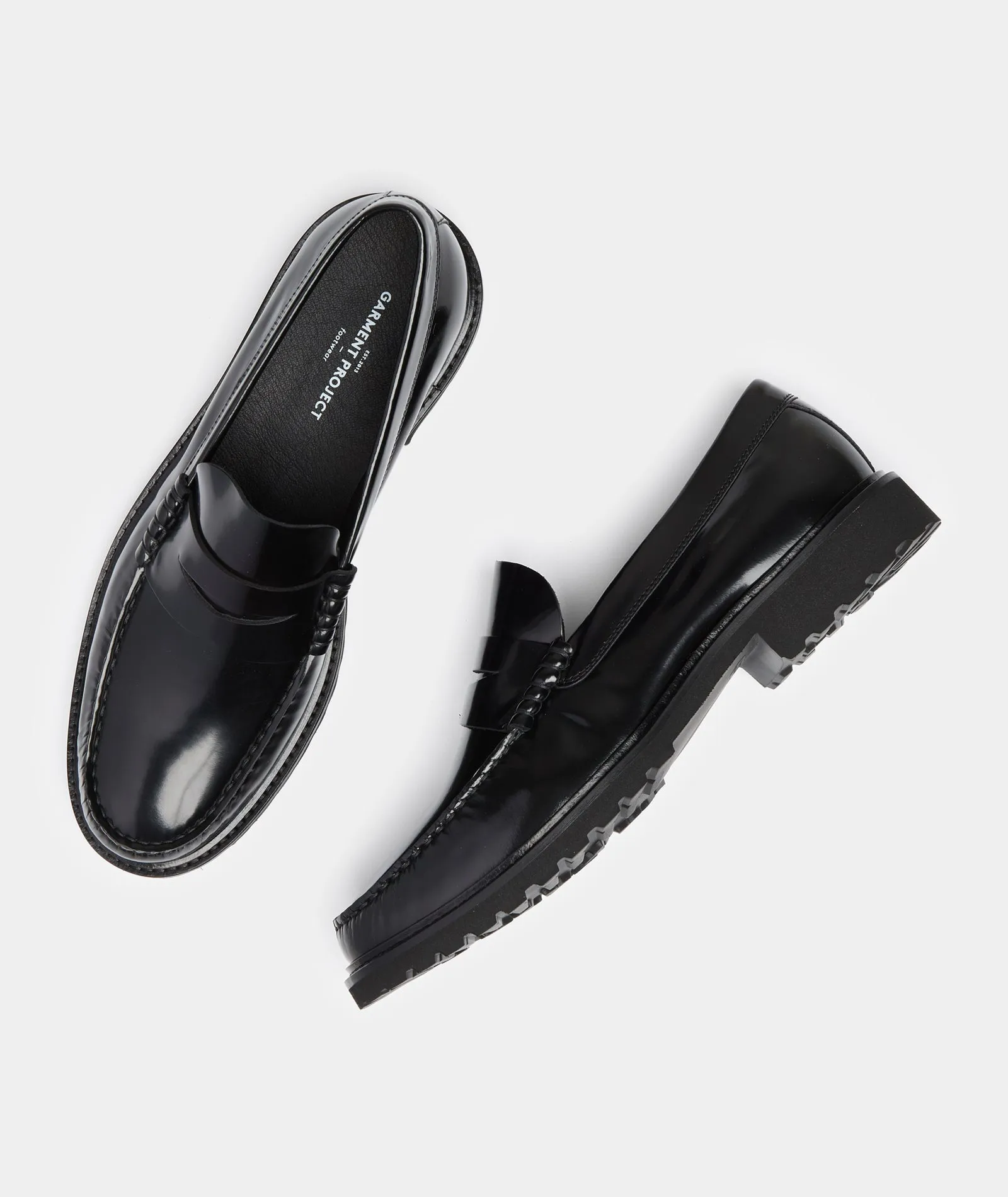 Penny Loafer - Black Polido Leather