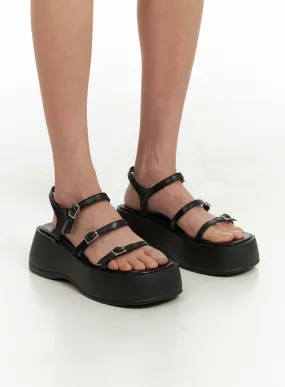 Platform Buckle Sandals CY423