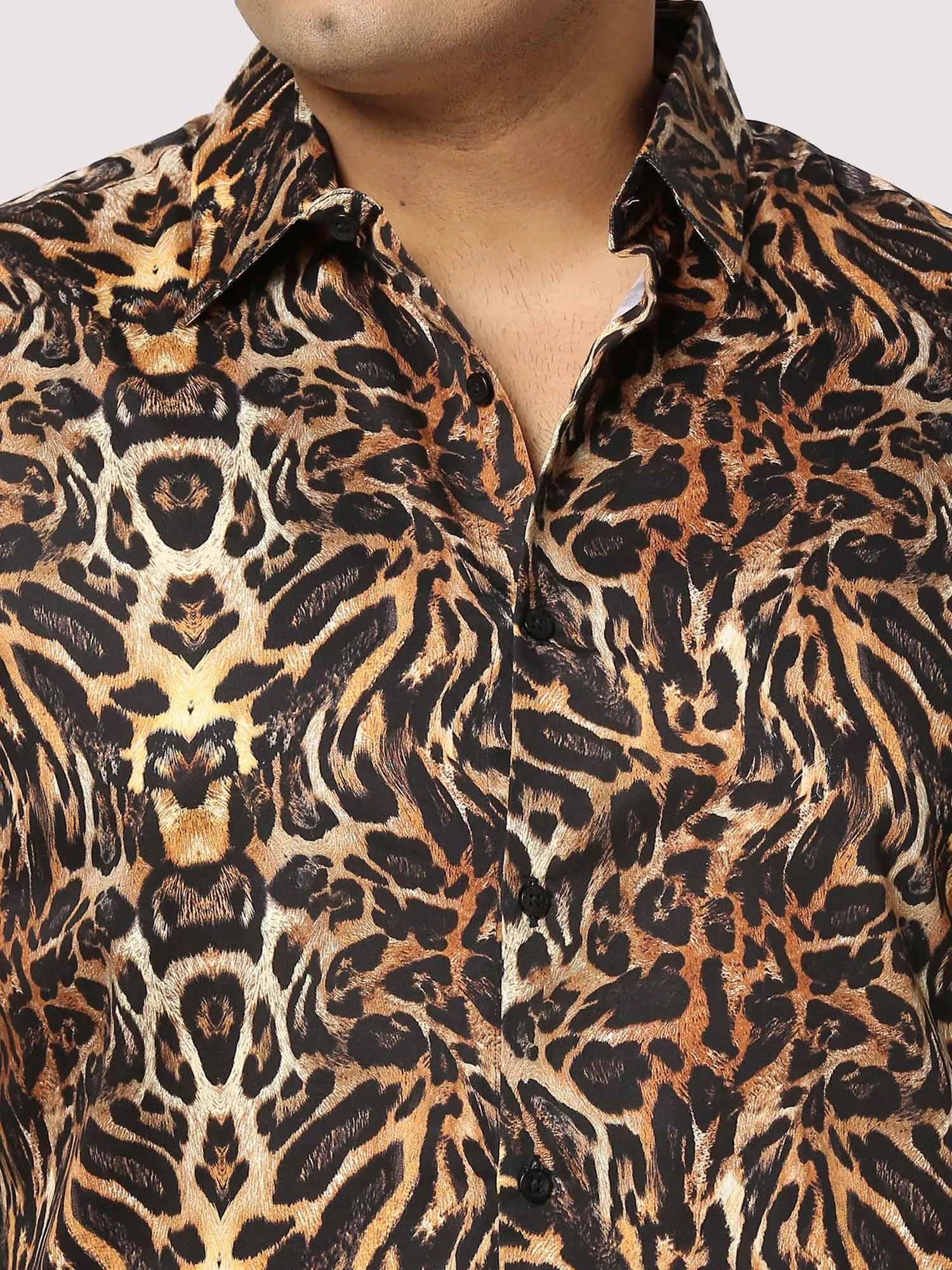 Rage Digital Printed Half Shirt Men's Plus Size