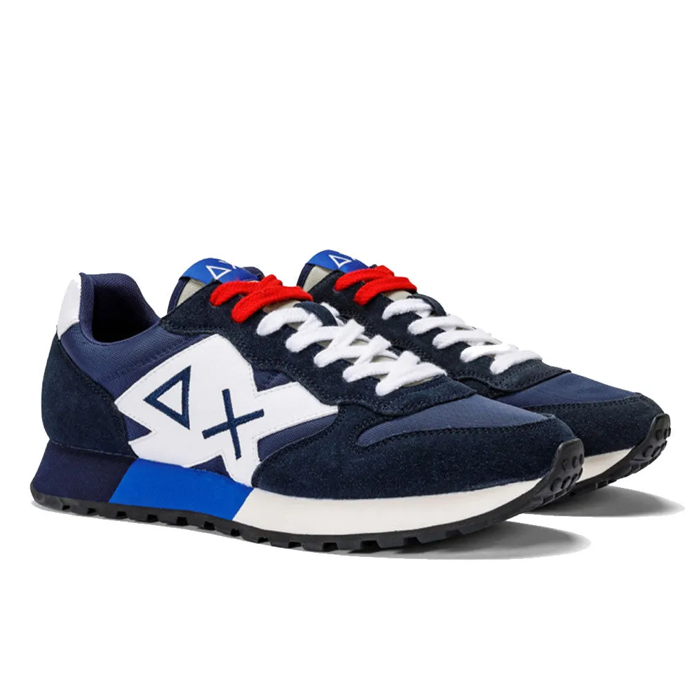 Scarpe Uomo Sun68 Sneakers Jaki Solid Colore Navy Blue