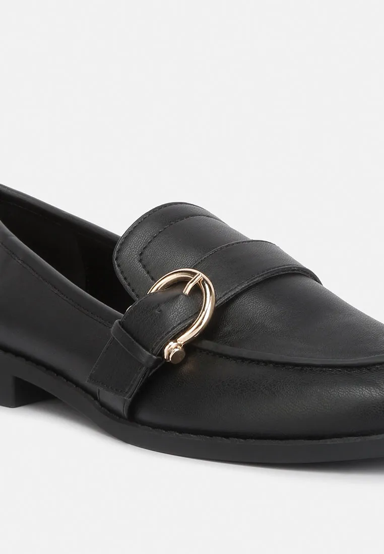 Sheboss Buckle Detail Loafers