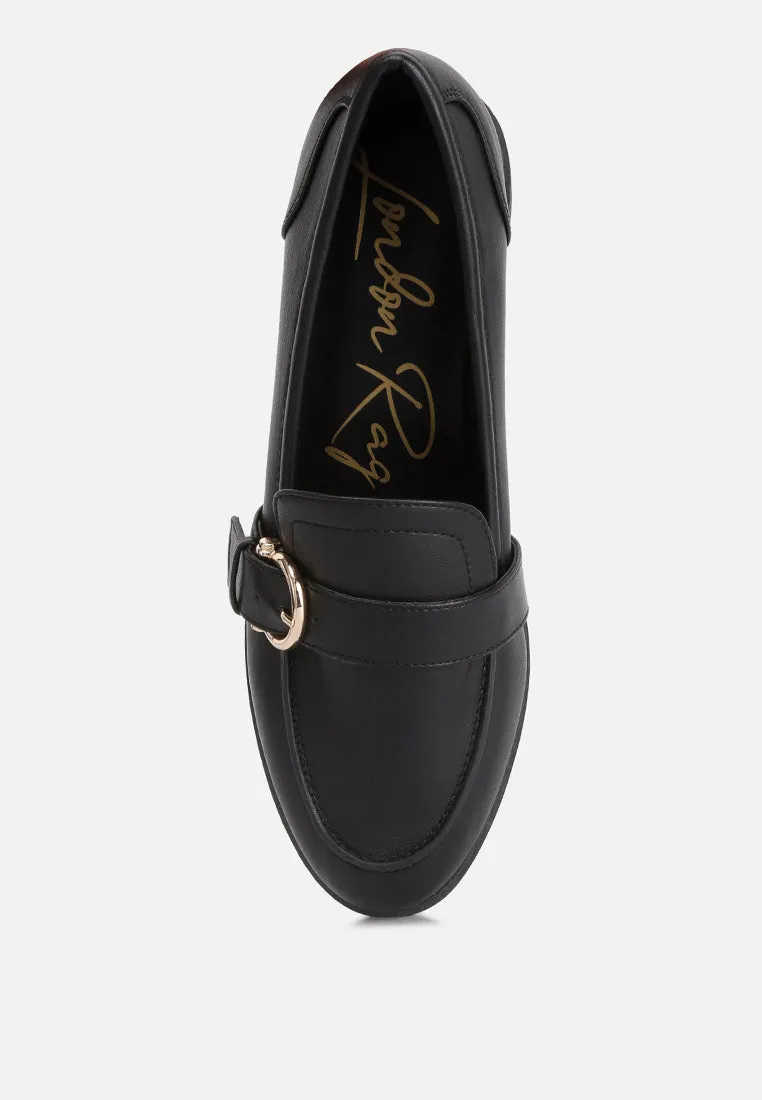 Sheboss Buckle Detail Loafers