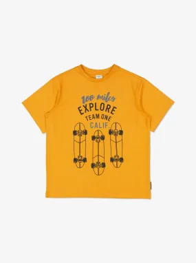 Skateboard Print Kids T-Shirt