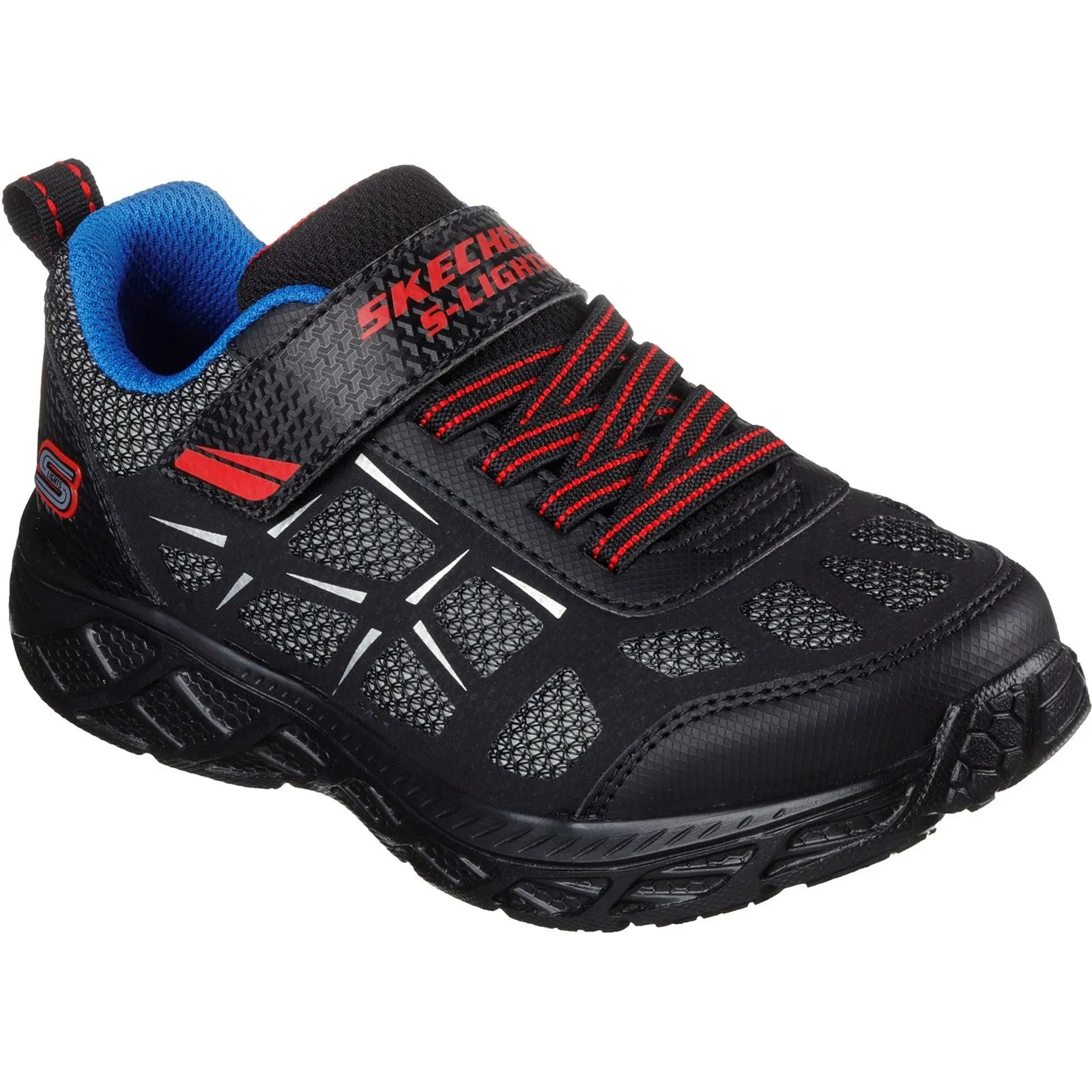 Skechers 401529L Dynamic Flash Rezlur BKRB Black