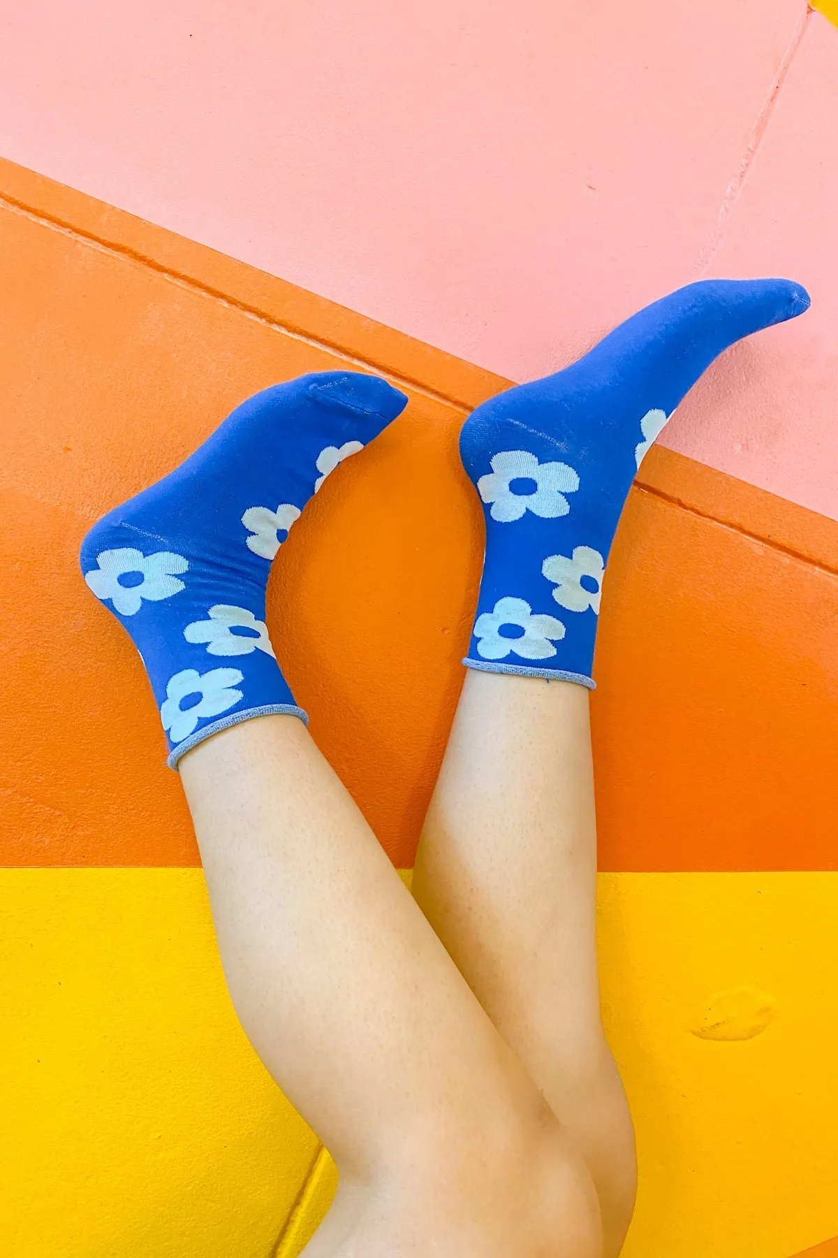 Softie Socks in Electric Blue