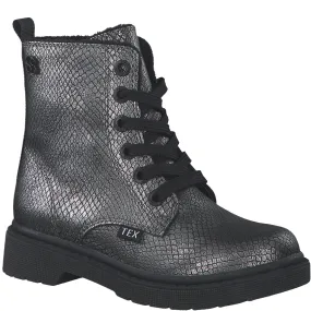 S.Oliver Girls Ankle Boot 45211 Pewter Snake