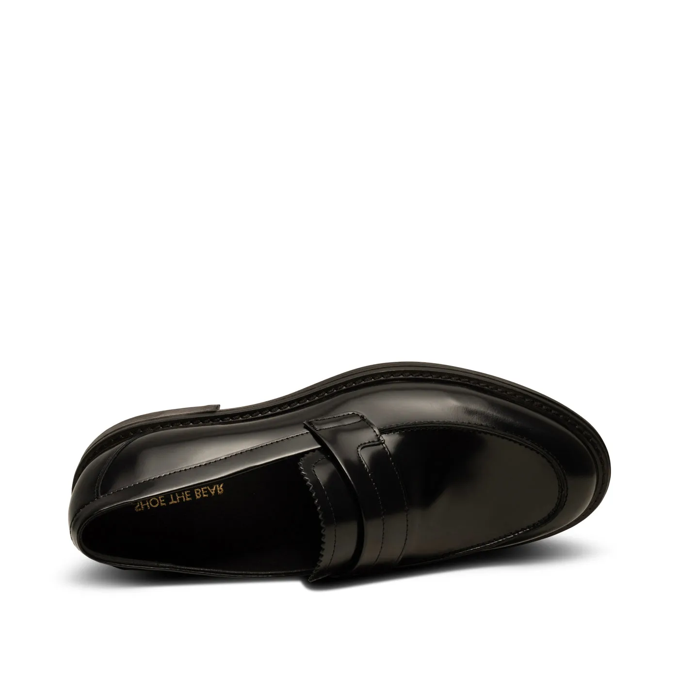 Stanley loafer polido læder - BLACK