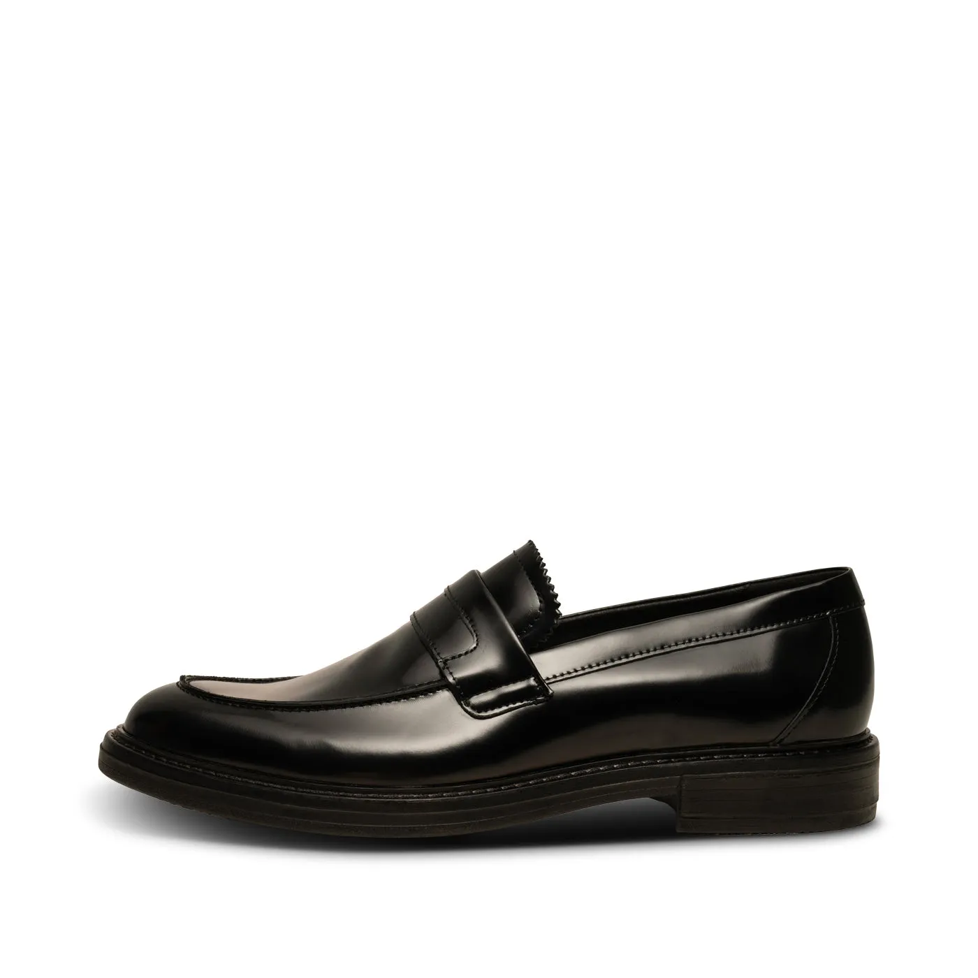 Stanley loafer polido læder - BLACK