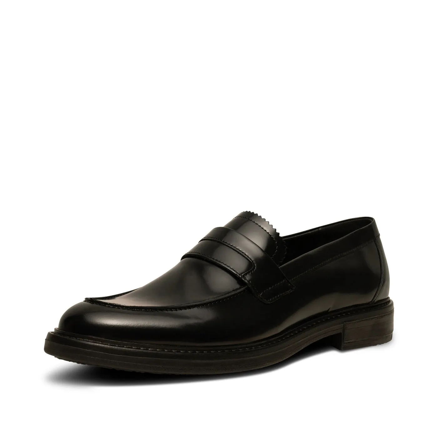 Stanley loafer polido læder - BLACK