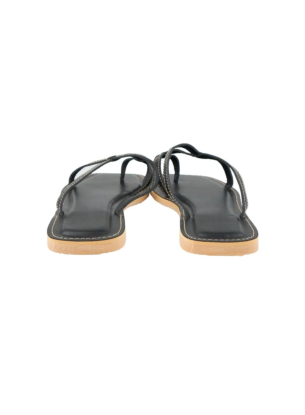 Stitched Cross Sandals OY424