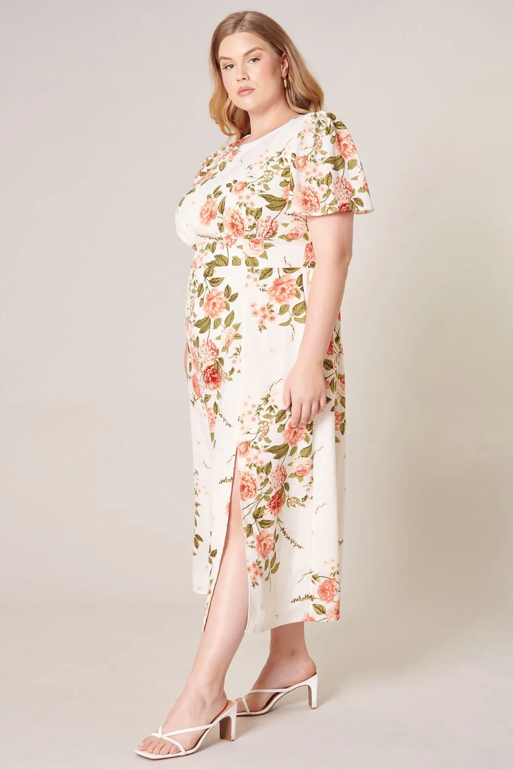 Sweet on You Bloom Midi Dress