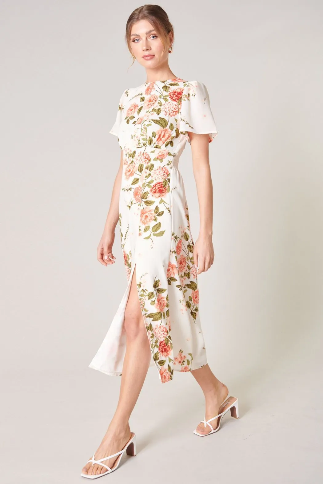 Sweet on You Bloom Midi Dress