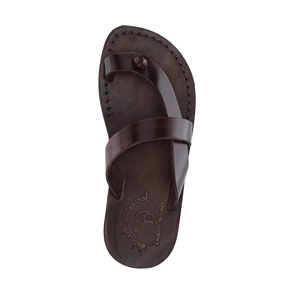 Tal - Leather Knot Sandal | Brown