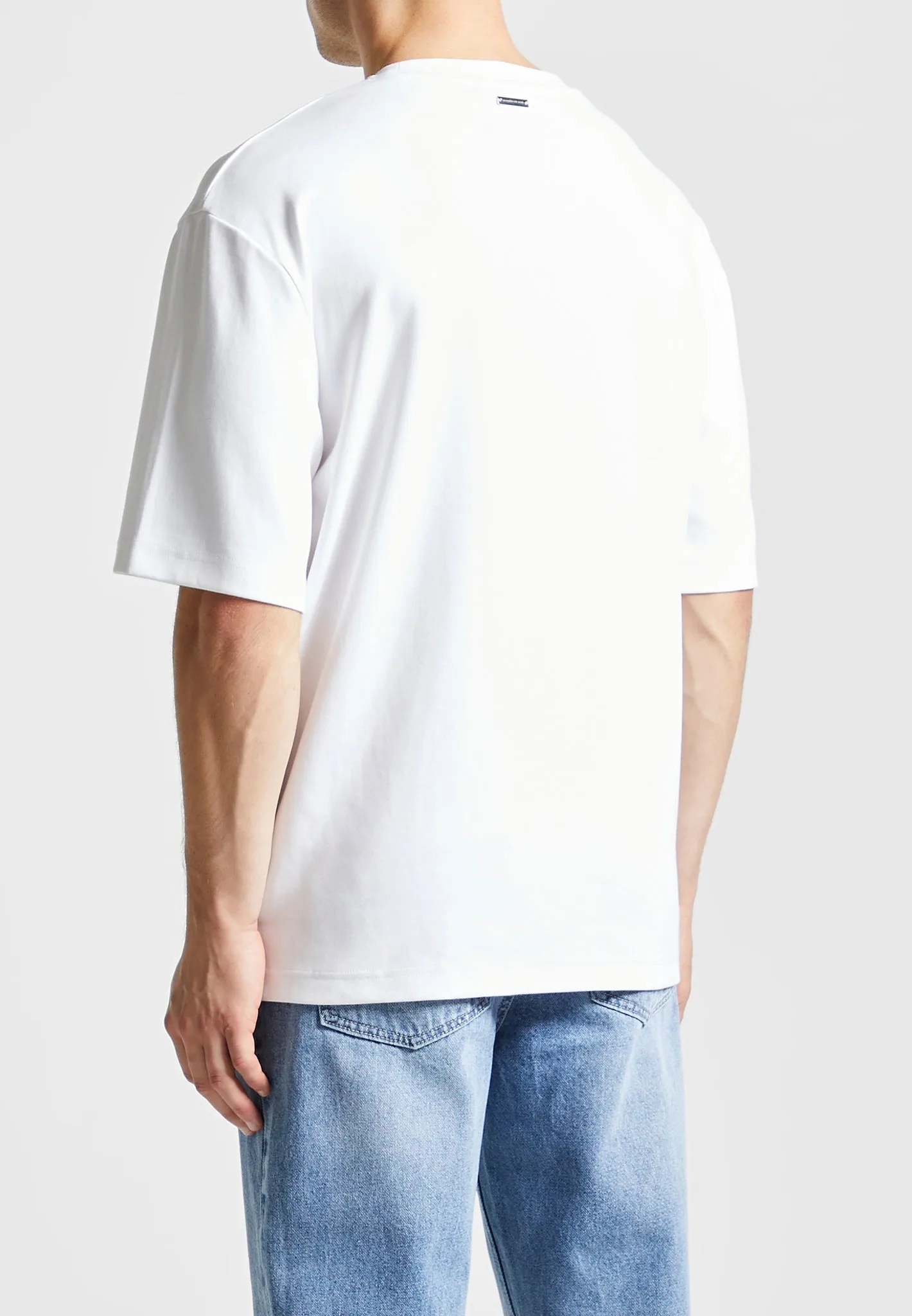 Éternel Oversized Fit Cotton T-Shirt - White